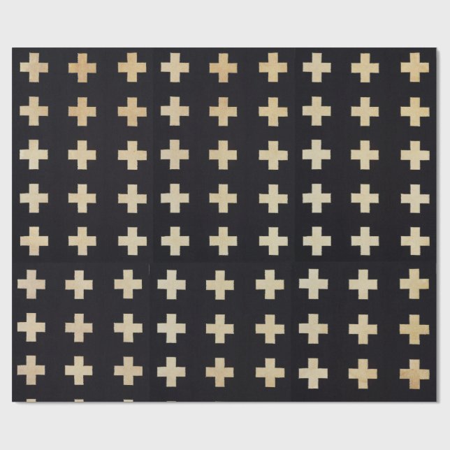 Cadeau Papier d'emballage géométrique (Plat)