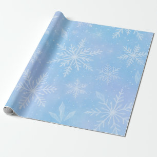 Cadeau papier d'emballage glacé givré