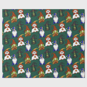 Cadeau Papier d'emballage Gnome-o-Ween (Moyen)