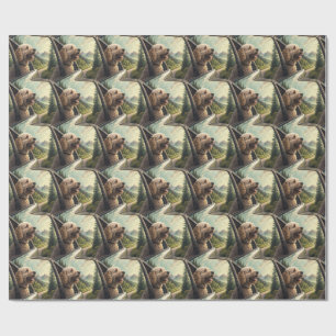 Cadeau Papier d'emballage Goldendoodle