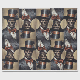 Cadeau Papier d'emballage gothique Baron Samedi