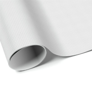 Cadeau Papier d'emballage gris doux et argenté à pois