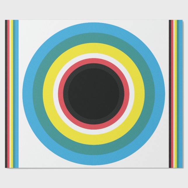 Cadeau Papier d'emballage Grosgrain - Centre de table 1 (Plat)