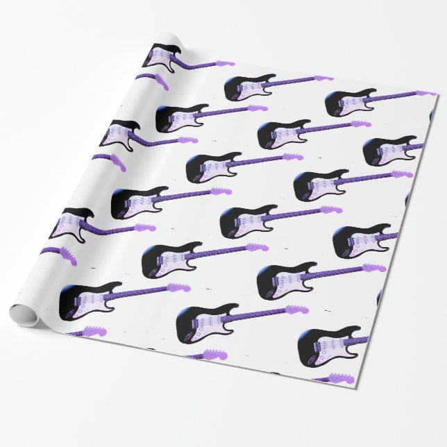 Cadeau Papier d'emballage, guitare basse (Déroulé)