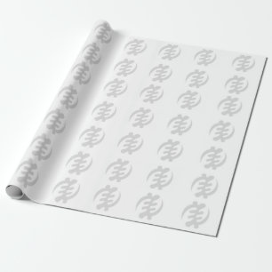 Cadeau Papier d'emballage Gye Nyame de symboles d'Adinkra