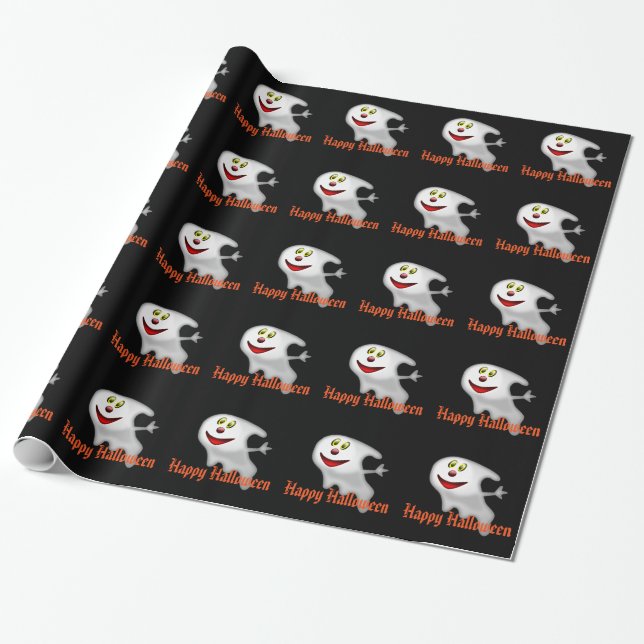 Cadeau Papier d'emballage Halloween (Déroulé)