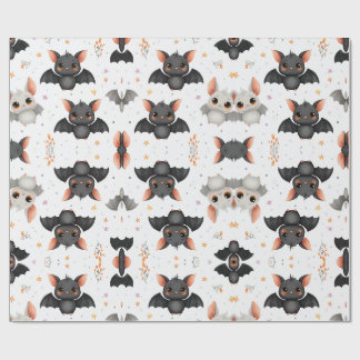 Cadeau Papier d'emballage Halloween Chauves-souris Bébés
