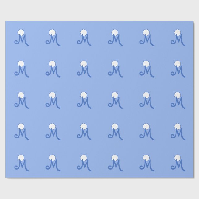 Cadeau Papier d'emballage initial (Plat)