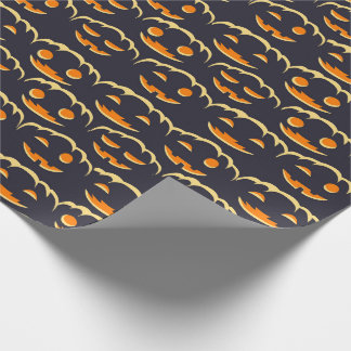 Cadeau Papier d'emballage Jack-O'-Lantern enchanté