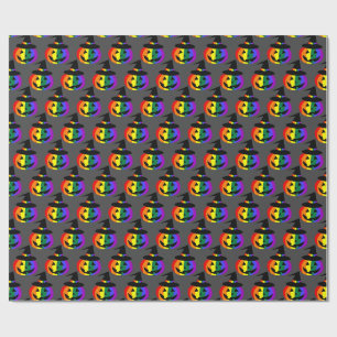 Cadeau Papier d'emballage Jack-O'-Lantern LGBT+ Fierté