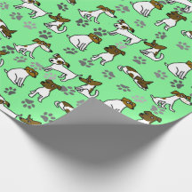 Papier d'emballage Jack Russell
