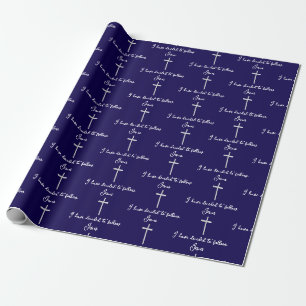 Cadeau Papier d'emballage J'ai décidé de suivre Jésus