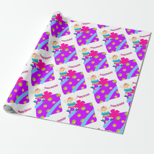 Cadeau Papier d'emballage Joyeux Anniversaire FUN