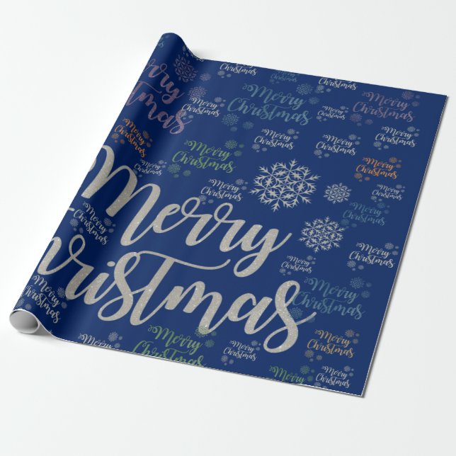 Cadeau Papier d'emballage Joyeux Noël (Déroulé)
