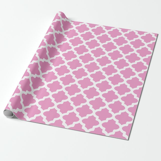 Cadeau Papier d'emballage lavande rose (Déroulé)
