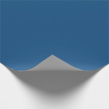 Papier d'emballage mat bleu classique