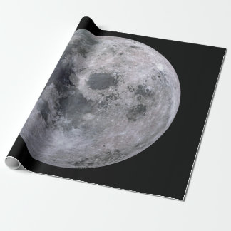 Cadeau Papier d'emballage mat de PLEINE LUNE