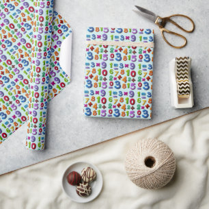 Cadeau Papier d'emballage mathématique