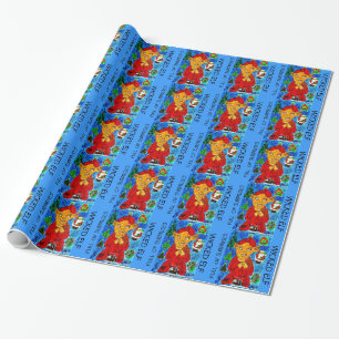 Cadeau Papier d'emballage mauvais mauvais de Noël d'Elf