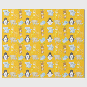 Cadeau Papier d'emballage Mignon Animal de la Jungle – An