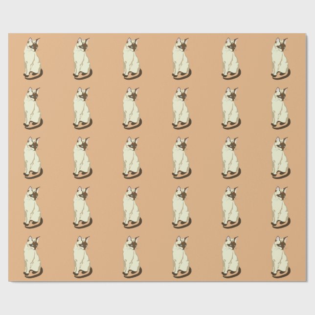 Cadeau Papier d'emballage MIGNON de CAT (Plat)