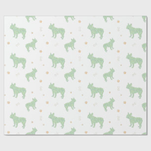 Cadeau Papier d'emballage minimaliste boule de menthe pas