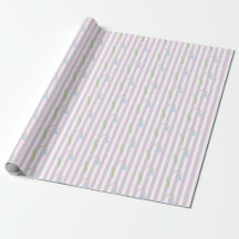 Papier d'emballage minimaliste Muguet
