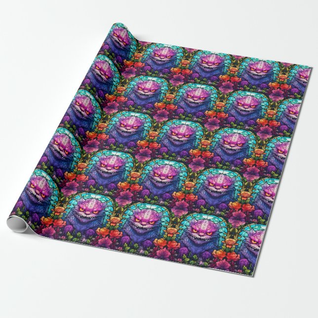 Cadeau Papier d'emballage Monster Art (Déroulé)