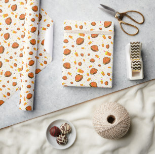 Cadeau Papier d'emballage motif Burgers