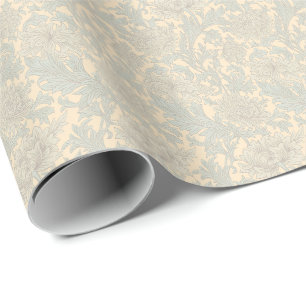 Cadeau Papier d'emballage motif Chrysanthème William Morr