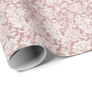 Cadeau Papier d'emballage motif Chrysanthème William Morr
