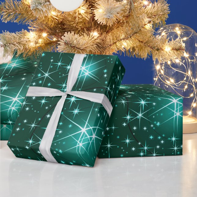 Cadeau papier d'emballage motif de noël Star (Vacances)