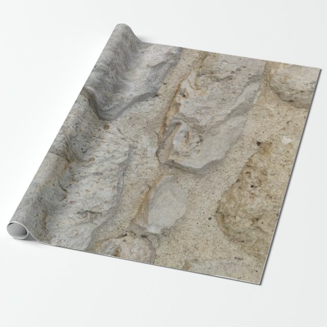 Cadeau Papier d'emballage motif de pierre (Déroulé)