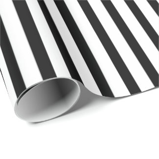 Cadeau Papier d'emballage Motif noir blanc