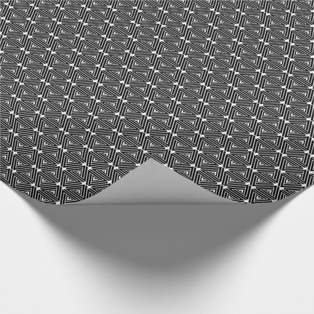 Cadeau Papier d'emballage motif triangle (Coin)