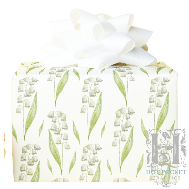 Cadeau Papier d'emballage Muguet (Créateur téléchargé)