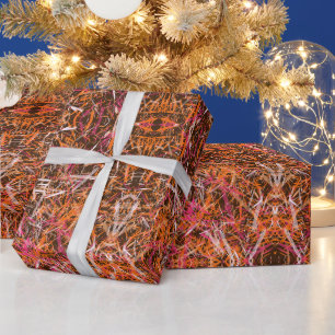Cadeau Papier d'emballage multicolore