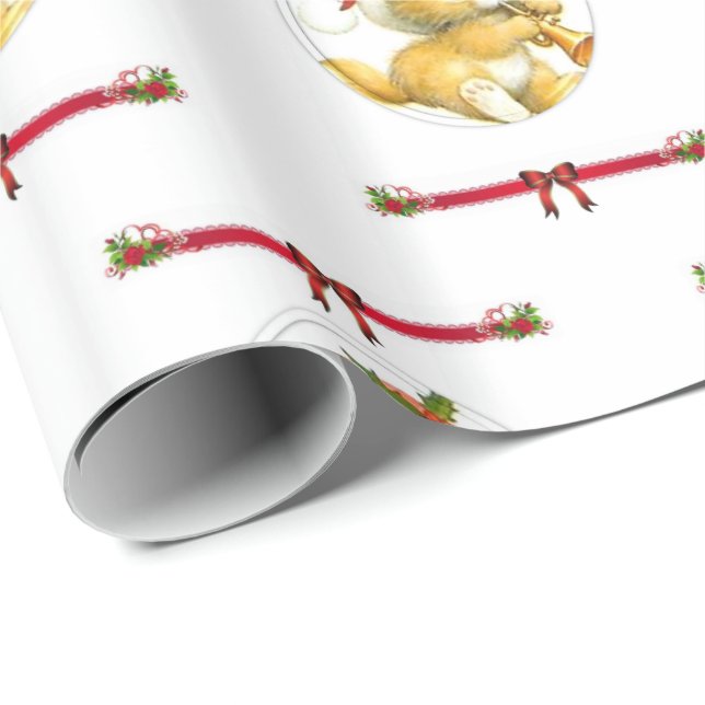 Cadeau Papier d'emballage Noël (Coin rond)