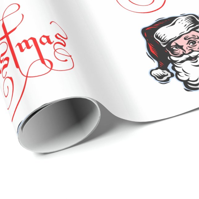 Cadeau Papier d'emballage Noël (Coin rond)