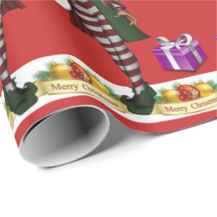 Cadeau Papier d'emballage Noël