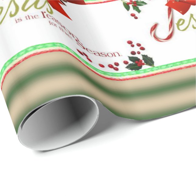 Cadeau Papier d'emballage Noël (Coin rond)