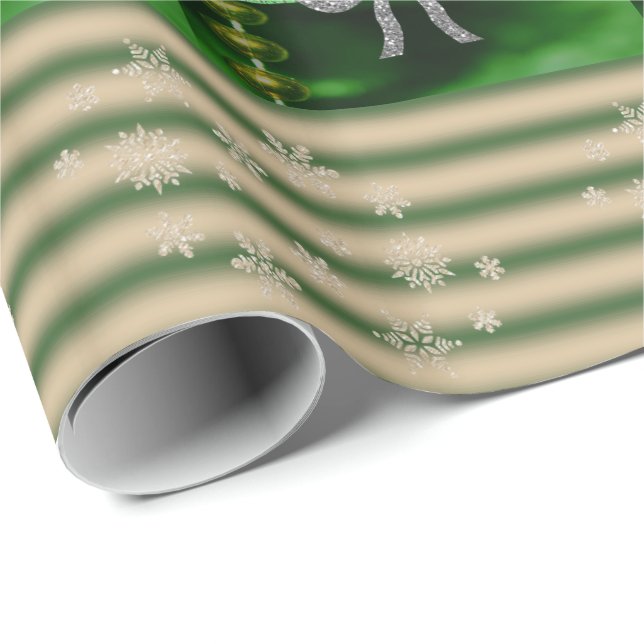 Cadeau Papier d'emballage Noël (Coin rond)