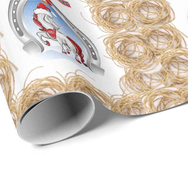 Cadeau Papier d'emballage Noël (Coin rond)