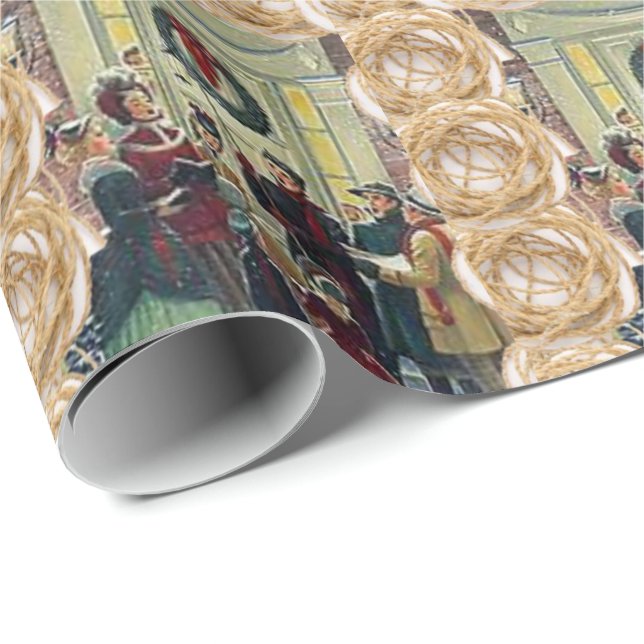 Cadeau Papier d'emballage Noël (Coin rond)