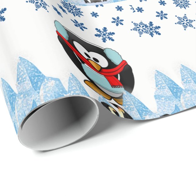 Cadeau Papier d'emballage Noël (Coin rond)