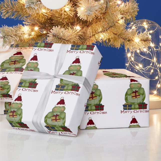 Cadeau Papier d'emballage Noël Turtle Holiday (Vacances)
