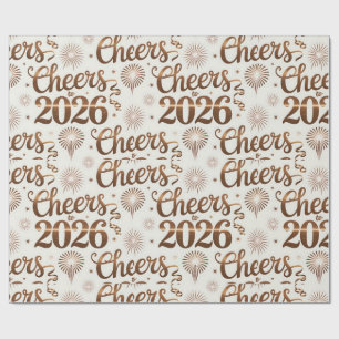 Cadeau Papier d'emballage-Nouvel An 2026 