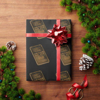 Cadeau Papier d'emballage Once d'or