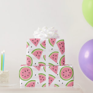 Cadeau Papier d'emballage One in a Melon   Motif Pastèque