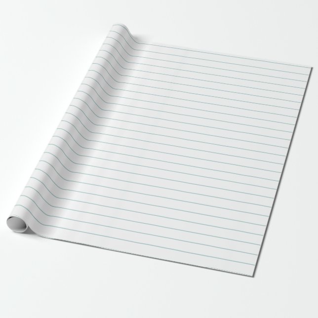 Cadeau Papier d'emballage ordonné large de carnet (Déroulé)